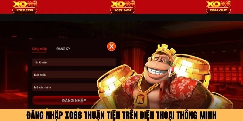 Đăng nhập XO88 thuận tiện trên điện thoại thông minh