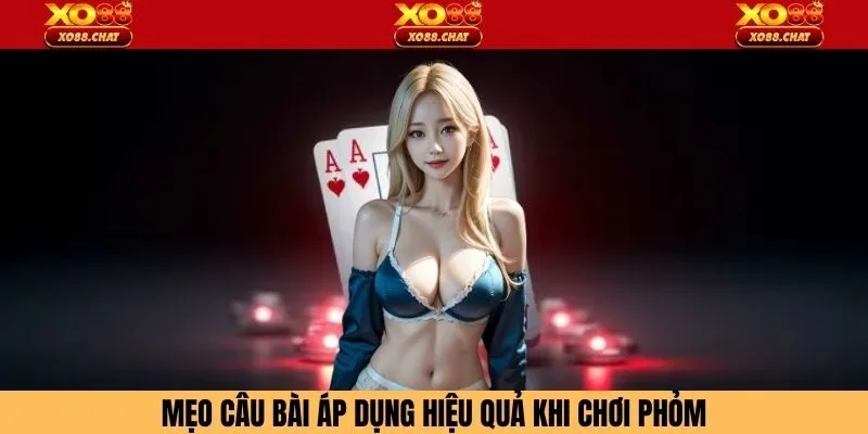 Mẹo câu bài áp dụng hiệu quả khi chơi phỏm